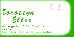 dorottya eller business card